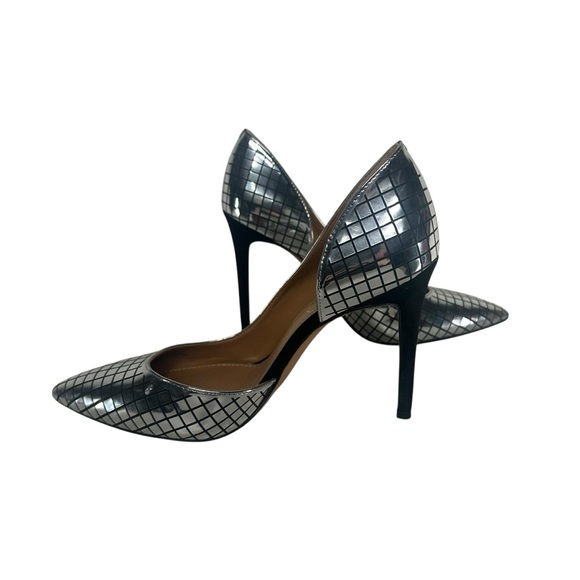 JESSICA SIMPSON / Metallic Disco Print Heels / Size 6.5 - Picture 3 of 6